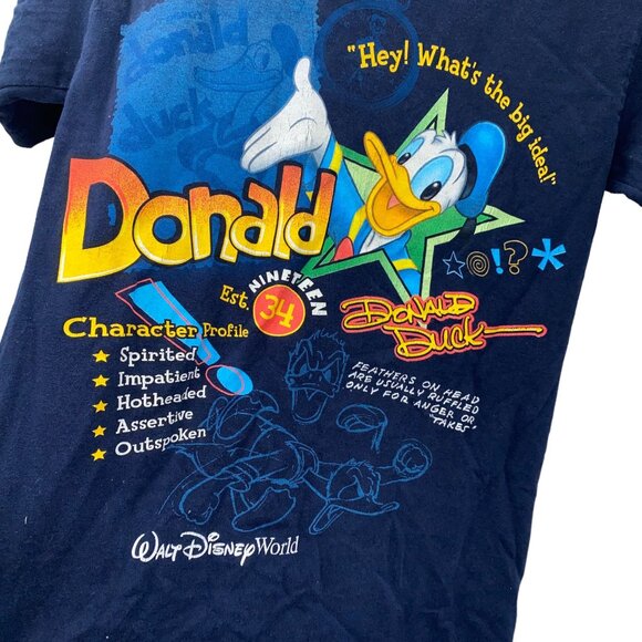 Vintage Disney World Small Donald Duck T-Shirt - Picture 2 of 6
